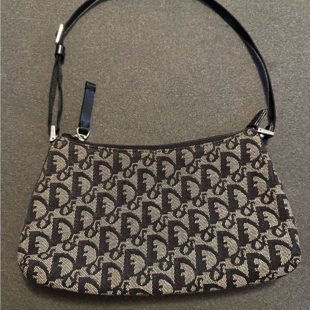 Black Dior Shoulder Purse
